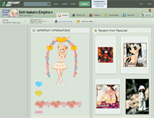 Tablet Screenshot of doll-makers-empire.deviantart.com