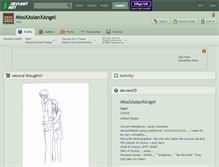 Tablet Screenshot of missxasianxangel.deviantart.com