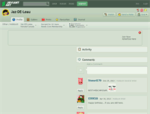 Tablet Screenshot of jaz-de-leau.deviantart.com