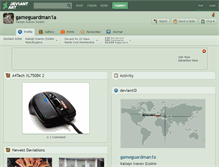 Tablet Screenshot of gameguardman1a.deviantart.com