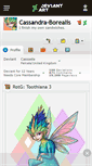 Mobile Screenshot of cassandra-borealis.deviantart.com
