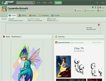 Tablet Screenshot of cassandra-borealis.deviantart.com
