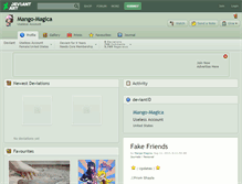 Tablet Screenshot of mango-magica.deviantart.com