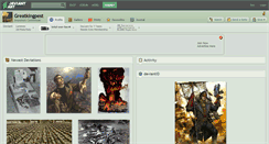 Desktop Screenshot of greatkingpest.deviantart.com