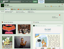 Tablet Screenshot of dr-syn.deviantart.com