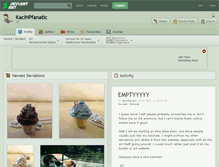Tablet Screenshot of kacihpfanatic.deviantart.com