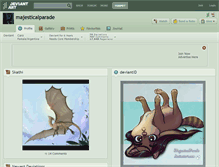 Tablet Screenshot of majesticalparade.deviantart.com