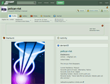 Tablet Screenshot of pelican-riot.deviantart.com