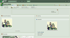 Desktop Screenshot of cecil-x-rydia.deviantart.com