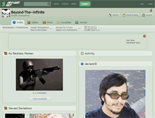 Tablet Screenshot of beyond-the--infinite.deviantart.com