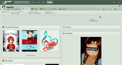 Desktop Screenshot of kandric.deviantart.com