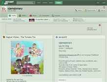 Tablet Screenshot of ojamajomary.deviantart.com