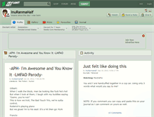Tablet Screenshot of inuranmahalf.deviantart.com