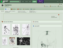 Tablet Screenshot of maartenvc.deviantart.com