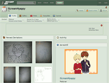 Tablet Screenshot of iscreamnyappy.deviantart.com