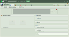 Desktop Screenshot of hollycore.deviantart.com