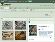 Tablet Screenshot of jzilla-studio.deviantart.com