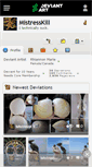Mobile Screenshot of mistresskill.deviantart.com