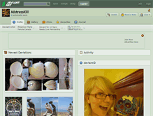 Tablet Screenshot of mistresskill.deviantart.com