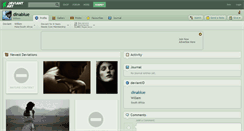 Desktop Screenshot of dinablue.deviantart.com