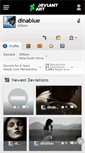 Mobile Screenshot of dinablue.deviantart.com