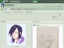 Tablet Screenshot of nekorikachan.deviantart.com
