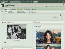Tablet Screenshot of lady-delicious.deviantart.com