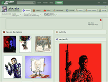 Tablet Screenshot of celucrator.deviantart.com