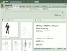 Tablet Screenshot of nazo0202.deviantart.com