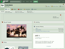 Tablet Screenshot of crosculture.deviantart.com