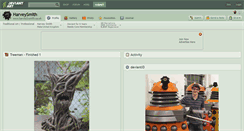 Desktop Screenshot of harveysmith.deviantart.com