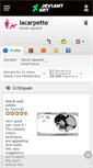 Mobile Screenshot of lacarpette.deviantart.com