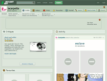 Tablet Screenshot of lacarpette.deviantart.com