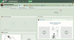 Desktop Screenshot of chibiomnomnom.deviantart.com