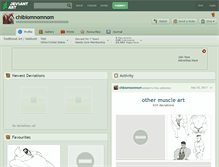 Tablet Screenshot of chibiomnomnom.deviantart.com