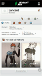 Mobile Screenshot of lancent.deviantart.com