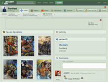 Tablet Screenshot of ibenkart.deviantart.com
