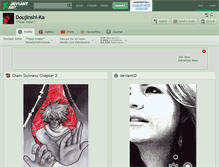 Tablet Screenshot of doujinshi-ka.deviantart.com