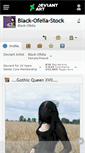 Mobile Screenshot of black-ofelia-stock.deviantart.com