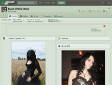 Tablet Screenshot of black-ofelia-stock.deviantart.com