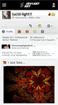 Mobile Screenshot of lucid-light.deviantart.com