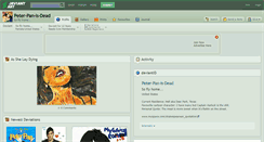Desktop Screenshot of peter-pan-is-dead.deviantart.com