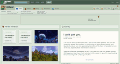 Desktop Screenshot of misteru.deviantart.com
