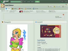 Tablet Screenshot of laserdatsun.deviantart.com