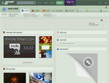 Tablet Screenshot of m4r1nh0.deviantart.com