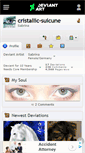 Mobile Screenshot of cristallic-suicune.deviantart.com