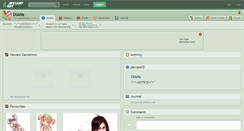 Desktop Screenshot of diams.deviantart.com