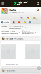 Mobile Screenshot of diams.deviantart.com