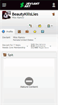 Mobile Screenshot of beautykillslies.deviantart.com