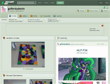 Tablet Screenshot of golferdude666.deviantart.com